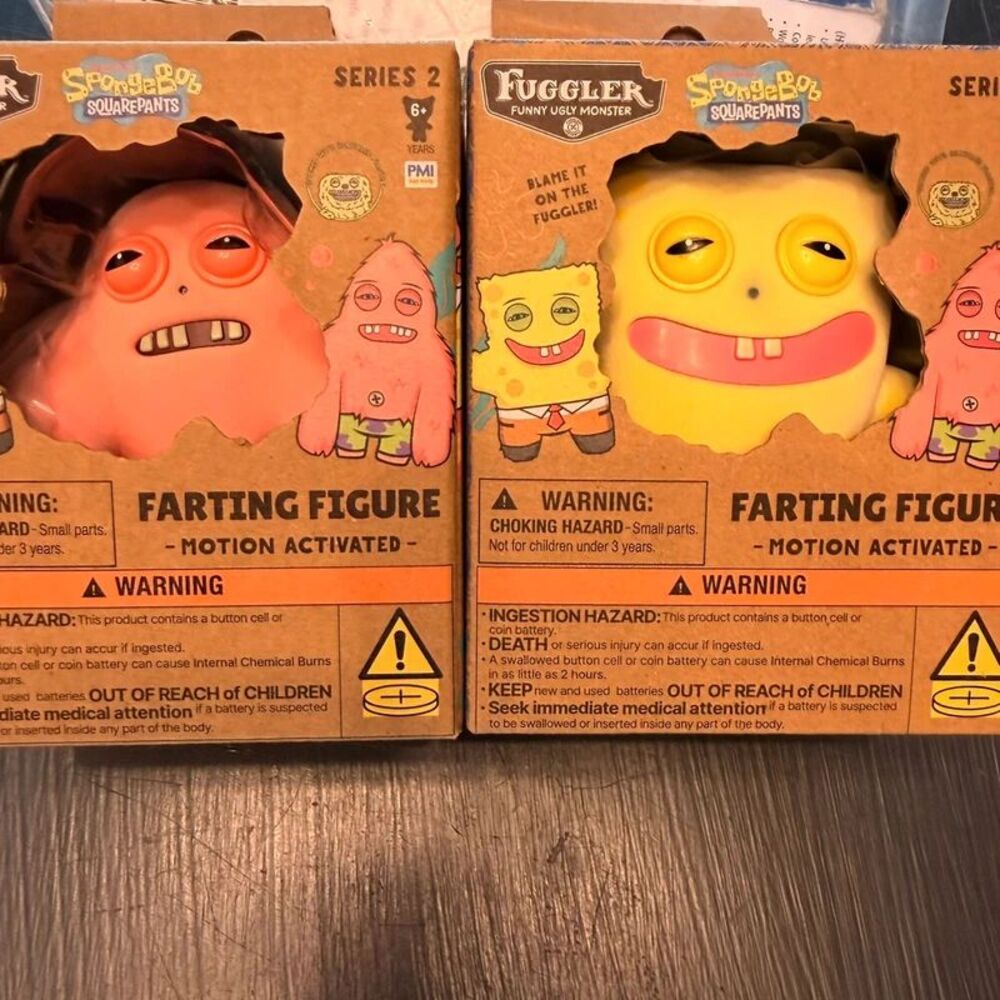 Spongebob and Patrick Farting Fugglers